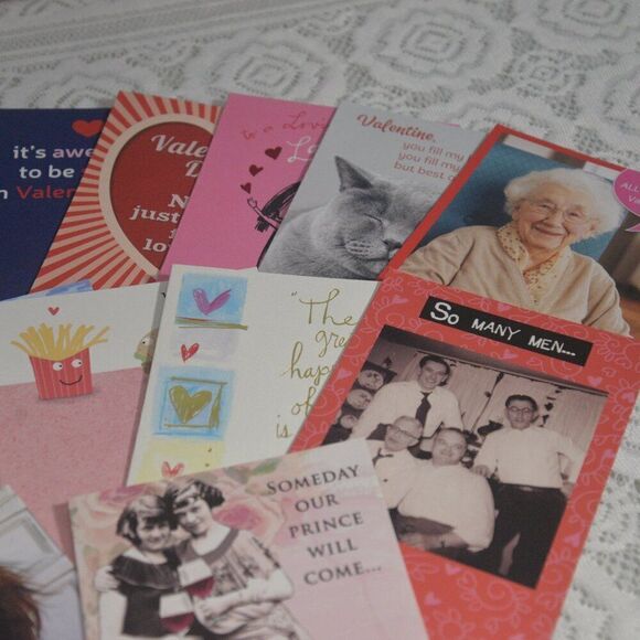 Valentines Day Cards 15 Various Brand New with Envelopes - Picture 3 of 13